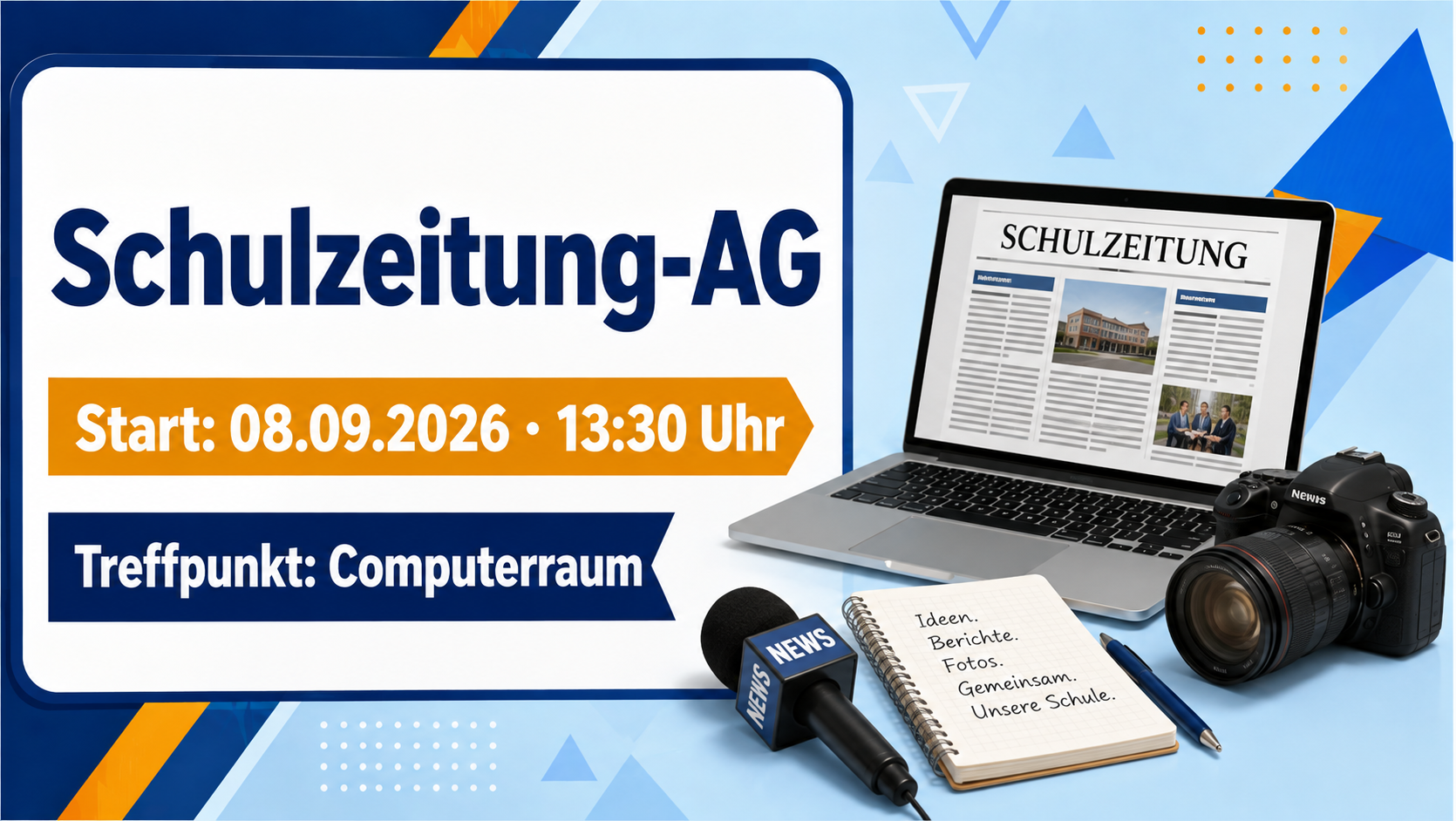Start der AG Schulzeitung